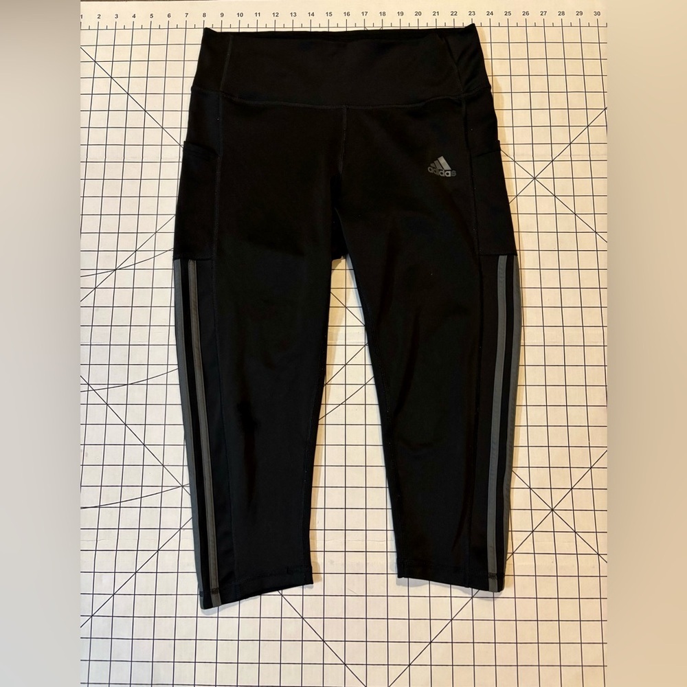 Adidas Primegreen Women’s Size Large Black Aeroready Athletic Leggings